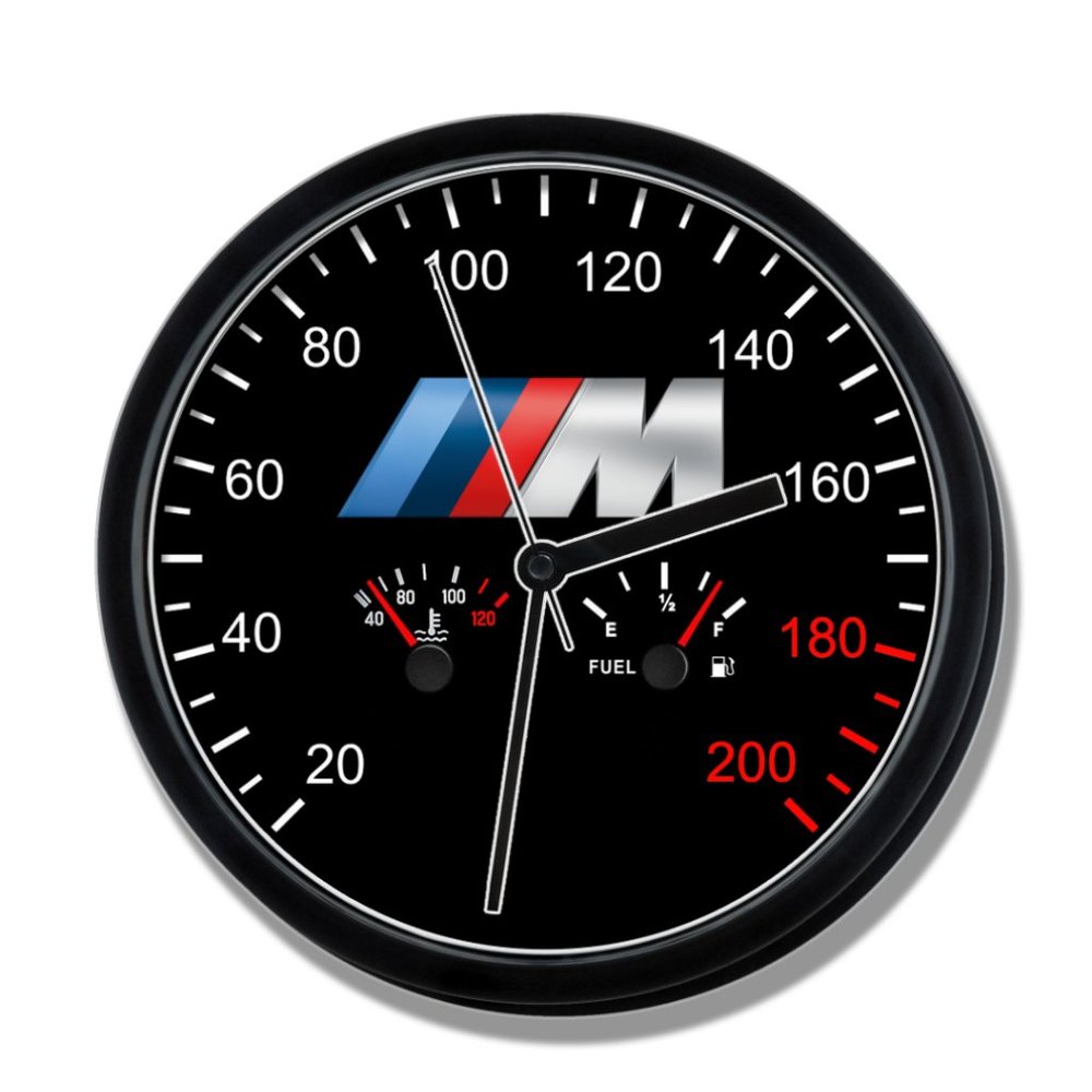 BMW LOGO Speedometer car enthusiastic Clock NEW
